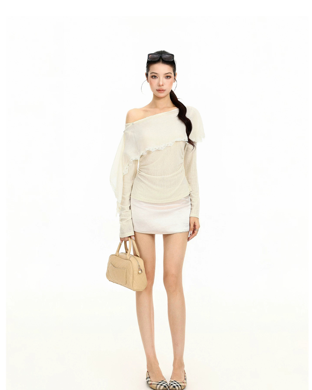 Off-Shoulder Long-Sleeve Top BGS0051