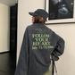 Vintage Back Logo Long Sleeve Top YLS1037