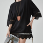 Scallop Lace Oversized Top FER0164