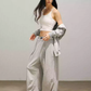 One Point Logo Zip Hoodie/Sweat Pants SMD0007
