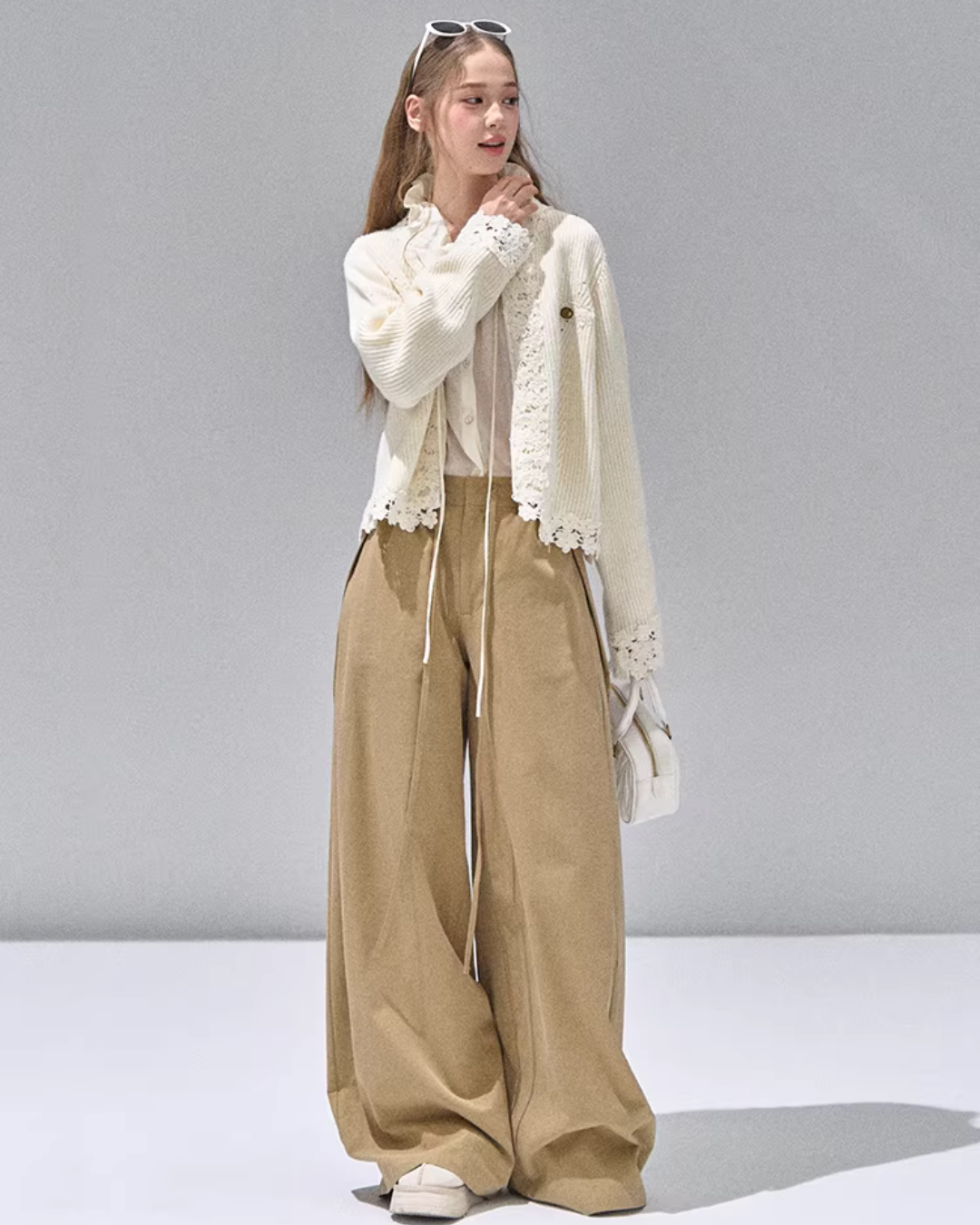 Flower Lace Knit Cardigan RCR0009