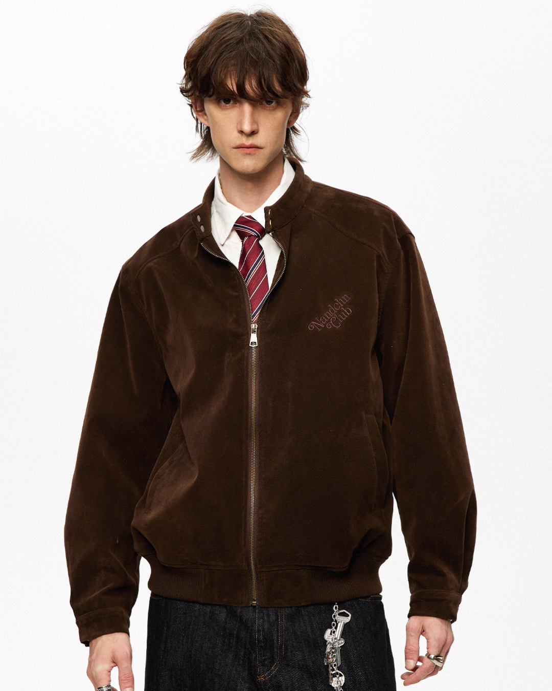 Retro Suede Simple Jacket NDC0011