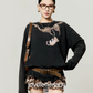 Leopard Print Cotton T-Shirt  / Leopard Frill Mini Shorts LLA0658
