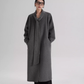 Tie Collar Long Coat SRS0384