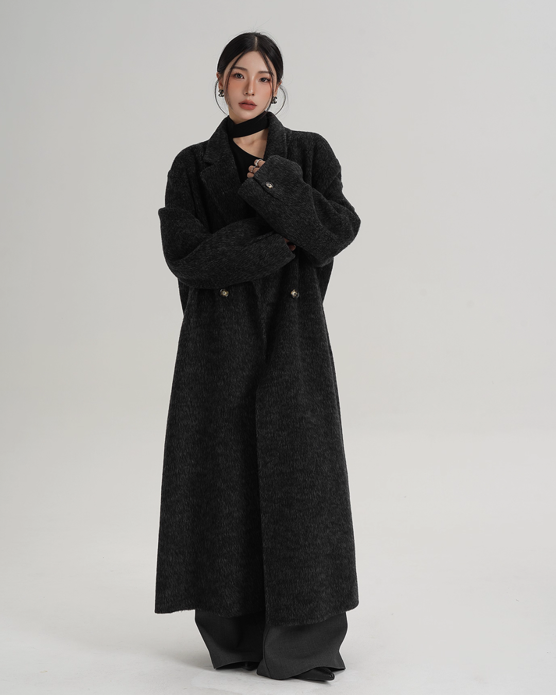 Loose Long Wool Coat SRS0392
