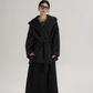 Open Collar Long Coat SRS0414