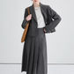 Mode Compact Jacket / Long Pleated Skirt VGC0006