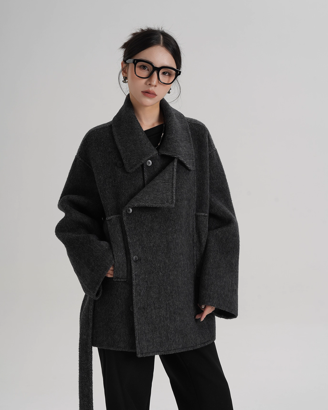 Double Sided Woolen Over Coat SRS0359