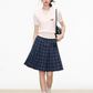 Polo Knit Top / Paid Pleated Skirt WEO0027