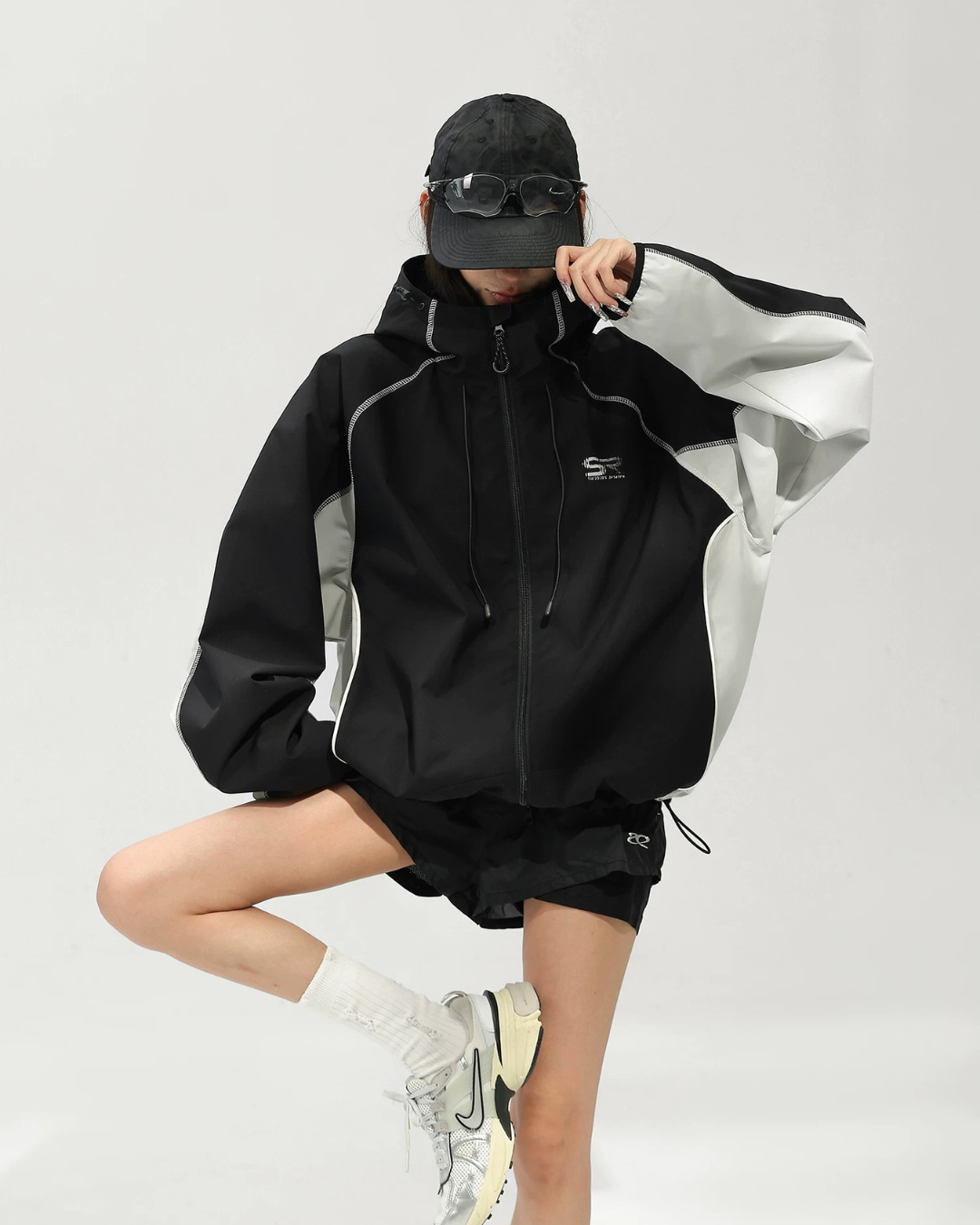 Nylon Zip-Up Blouson ACS0374