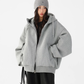 Stand Collar Hoodie Zip Jacket ACS0358