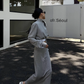 High Neck Long Sleeve Top / Mid Length Skirt ZRS0095