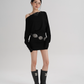 Off-Shoulder Loose Mini Top SRS0357
