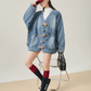 Duffle Button Denim Jacket FER0386