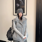 Stand Collar Cotton Down Vest YLS1012