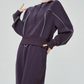 Half-Zip Sailor Collar Tops / Wide Sweatpants FER0383