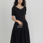 Round Neck Linen Long Dress VAS0132