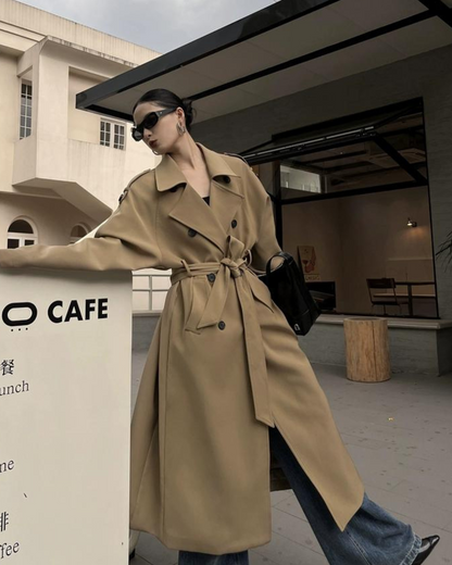 Retro Loose Long Coat VCY0005