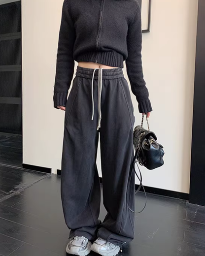 Vintage Washed Casual Pants YLS1021