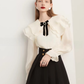 High-Waist Gold Button Skirt DPY0071