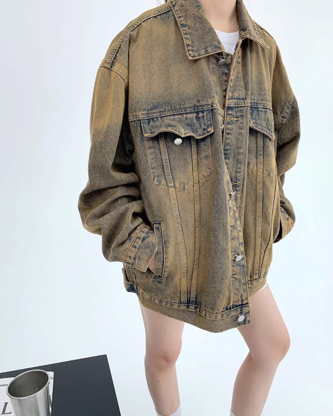 Vintage Ash Denim Jacket YLS0467