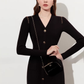 Gold Button Tight Mini Dress DPY0073