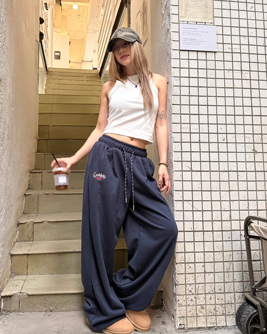 Logo Loose Sweatpants CYE0044