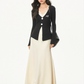 V-Neck Slim Layered Knit / Mermaid Skirt WEO0012