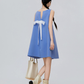 Back Ribbon Sleeveless Mini Dress FER0306