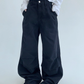 Oversized Denim Cargo Pants YLS0936