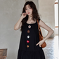 Flower Motif Balloon Dress SMS0011