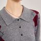 Argyle Knit Tops / Knit Mini Skirt SUY0028
