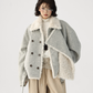 Fur Collar Trench Coat  ACS0346