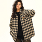 Oversized Check Shirt WDZ0007