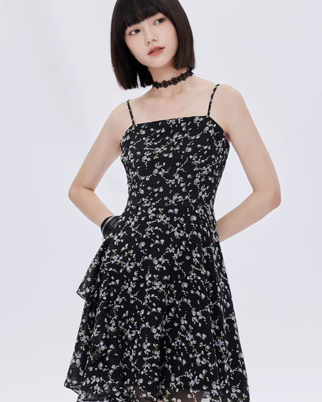 Floral Print Camisole Dress SHN0048