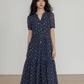 Key Neck Floral Dress VAS0121