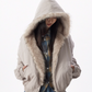 Fur Hooded Zip Jacket HGX0022