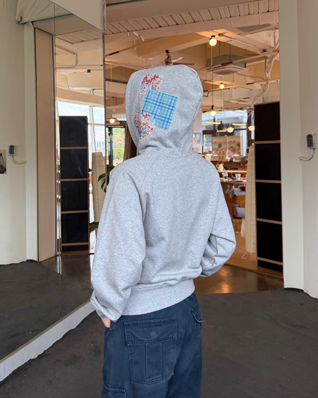 Patchwork Embroidered Hoodie CYE0081