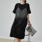 Layered-Style T-Shirt Dress FER0195