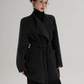 Waist Belt Wool Coat SRS0389
