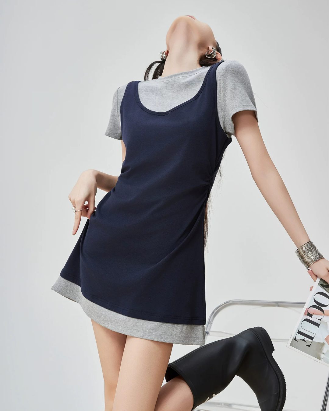 T-shirt Docking Camisole Dress FER0223