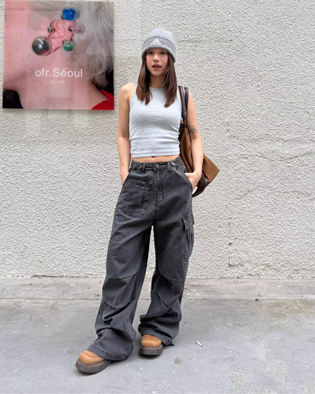 Washed Loose Work Pants CYE0076