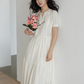 Natural Tiered Dress VAS0018