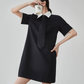 Necktie Cleric Mini Dress FER0203