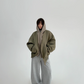 Layered Style Double Zip Hooded Jacket YLS0828