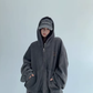 Fleece Zip-Up Hoodie / Fleece Wide Pants YLS1016