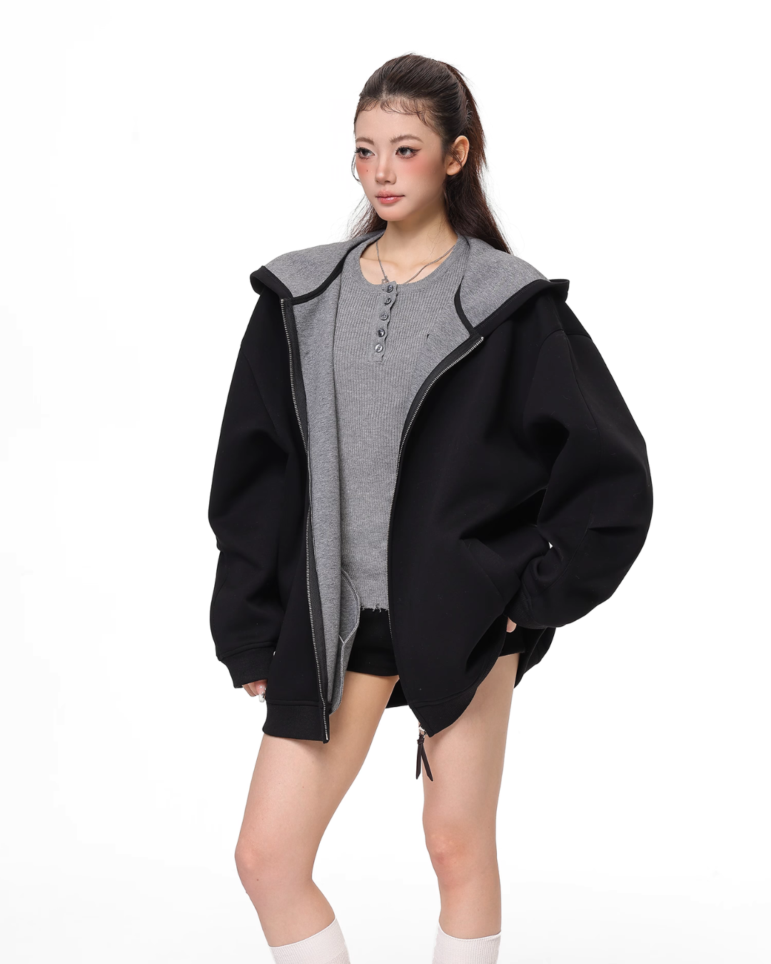 Big Silhouette Zip Hoodie ACS0297