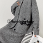 Cherry Design Knit Cardigan / Long Skirt LLA0399