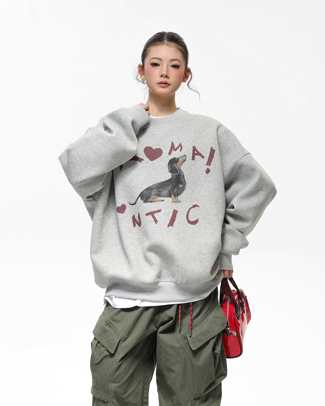 Dog Print Sweatshirt ACS0315