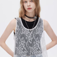 Asymmetric Lace Patchwork Dress SHN0033